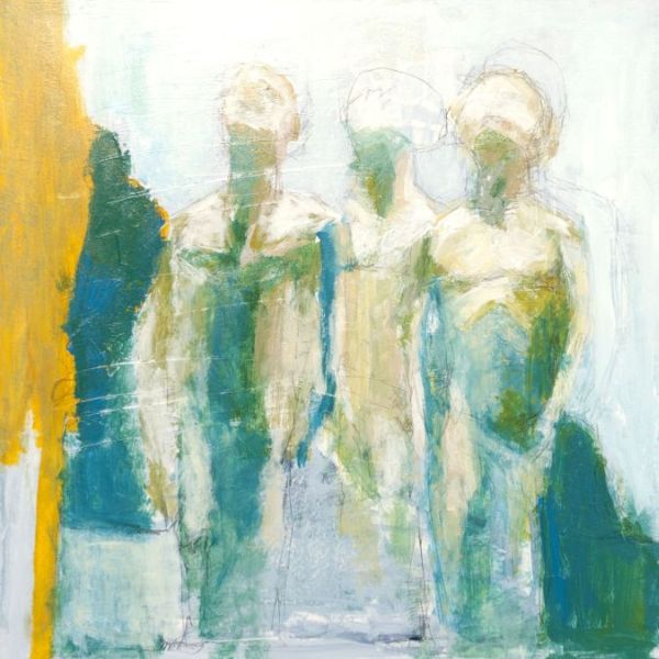 Malerei Monika Roscher drei tänzer